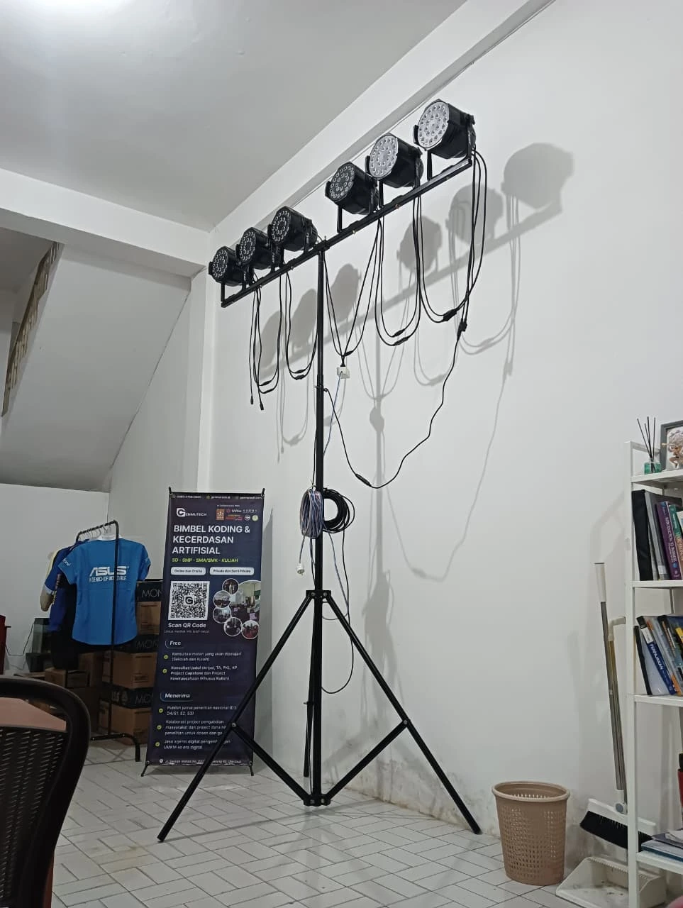 Lighting Stand/Tripod 3,5M (Full Besi)